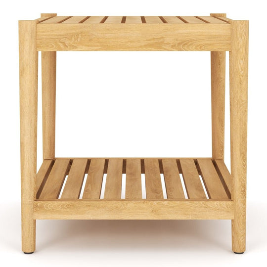 2 - Tier Teak Side Table (Square) - San Lucas - Teak HQ™