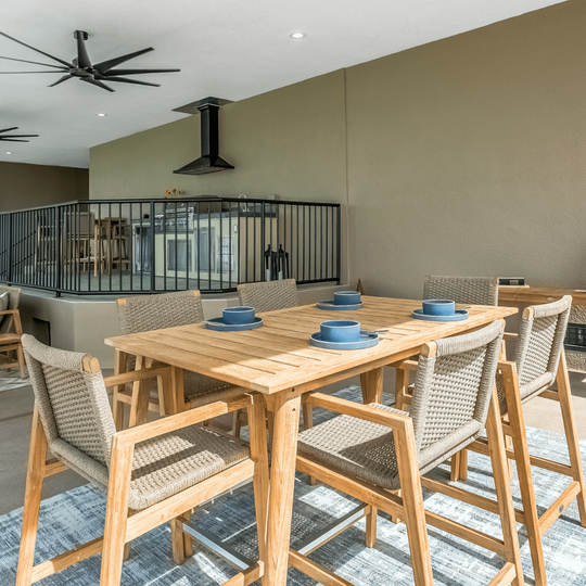 7 - Piece Teak Outdoor Dining Set - Admiral - Teak HQ™