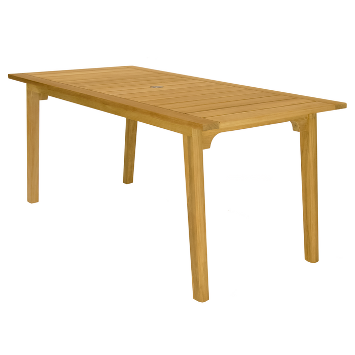 Teak Outdoor Dining Table (65" Long Rectangle) - Admiral
