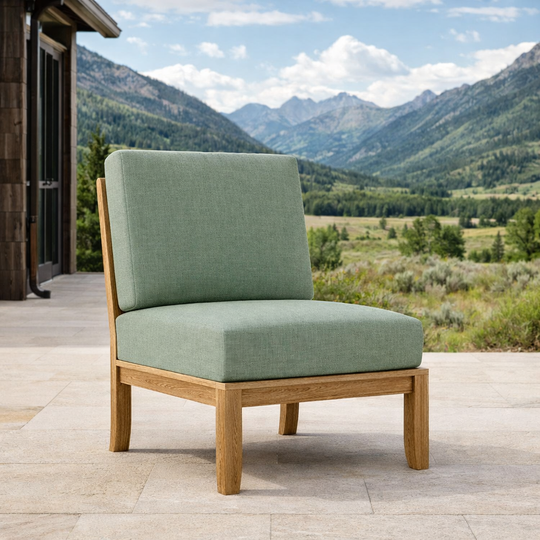 Center Natsepa Teak Sectional Piece