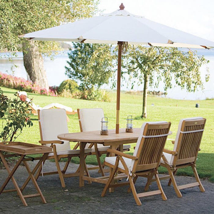 Teak Outdoor Table and Chairs - Family (Table) & Estate (4 Chairs)