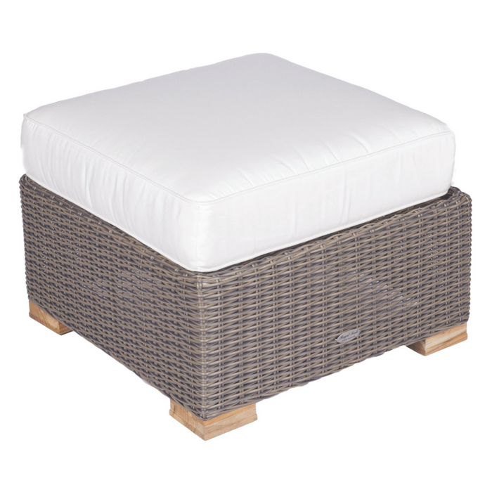 Teak Outdoor Ottoman - Sanibel