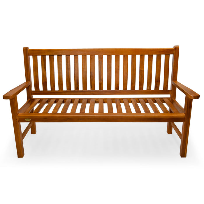 Teak Garden Bench (3-Seater) - by All Things Cedar