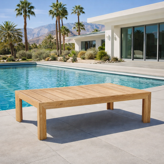 Teak C Table (57" Long Rectangle) - Smyrna