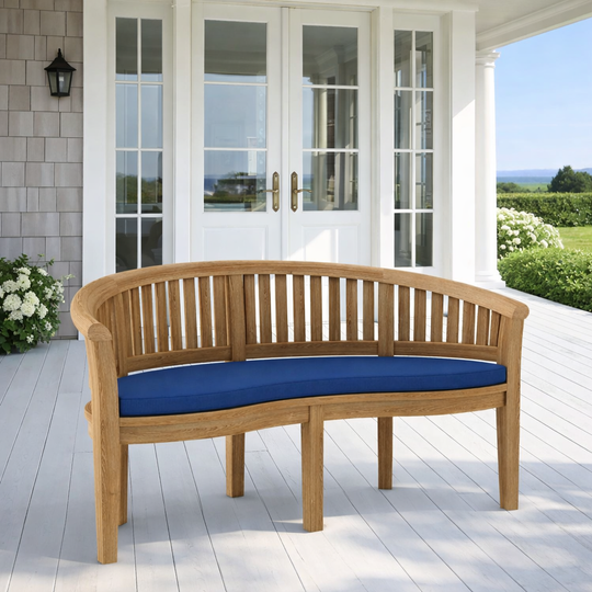 Teak Curved Bench (3-Seater) - Curve