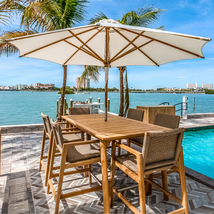 7-Piece Teak Outdoor Dining Set - Admiral