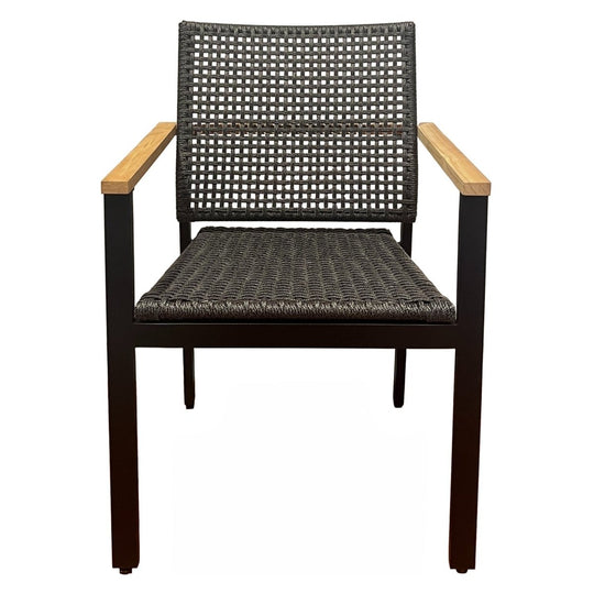 Aluminum and Teak Chair - Naples - Teak HQ™