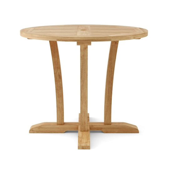 Bistro Teak Table (35" Round) - Descanso - Teak HQ™