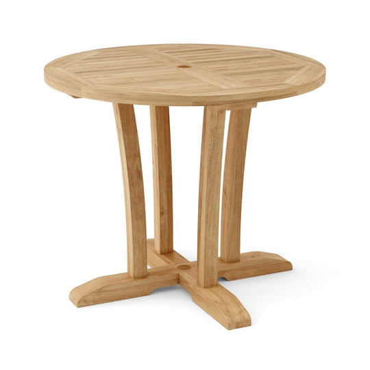 Bistro Teak Table (35" Round) - Descanso - Teak HQ™