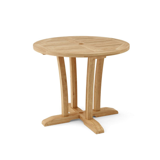 Bistro Teak Table (35" Round) - Descanso - Teak HQ™