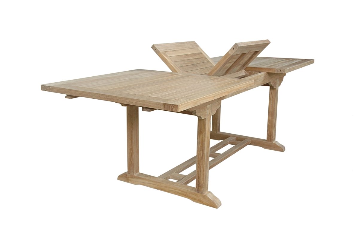 Expandable Teak Dining Table (94