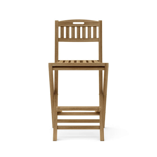 Folding Teak Bar Chair - Altavista - Teak HQ™