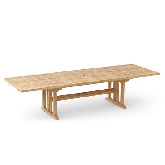 Large Teak Outdoor Dining Table (126" Long Rectangle) - Sahara - Teak HQ™