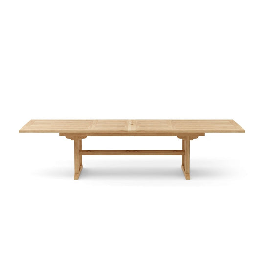 Large Teak Outdoor Dining Table (126" Long Rectangle) - Sahara - Teak HQ™