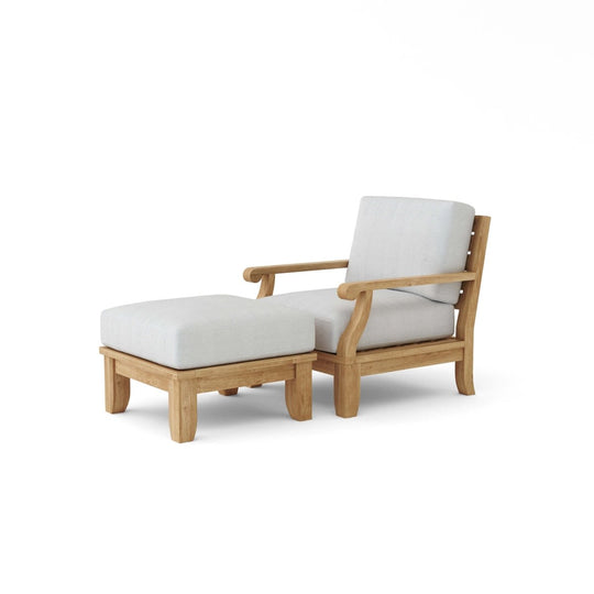Modern Teak Garden Furniture - Riviera 2 - Piece Set - Teak HQ™