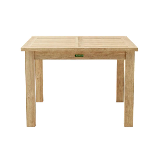 Modern Teak Outdoor Dining Table (42" Square) - Montage - Teak HQ™