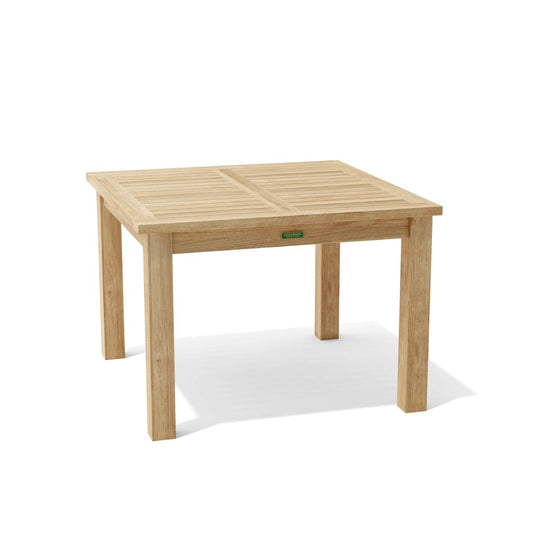 Modern Teak Outdoor Dining Table (42" Square) - Montage - Teak HQ™
