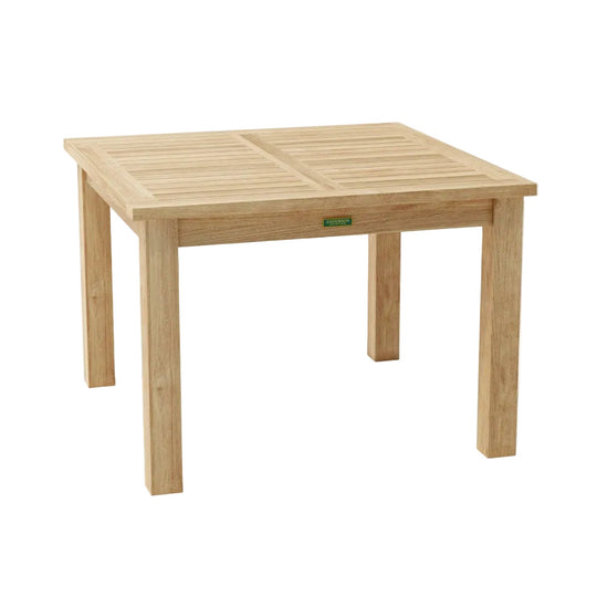Modern Teak Outdoor Dining Table (42" Square) - Montage - Teak HQ™