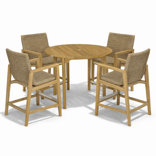 Outdoor Teak Dining Table and Chairs - Admiral - Teak HQ™