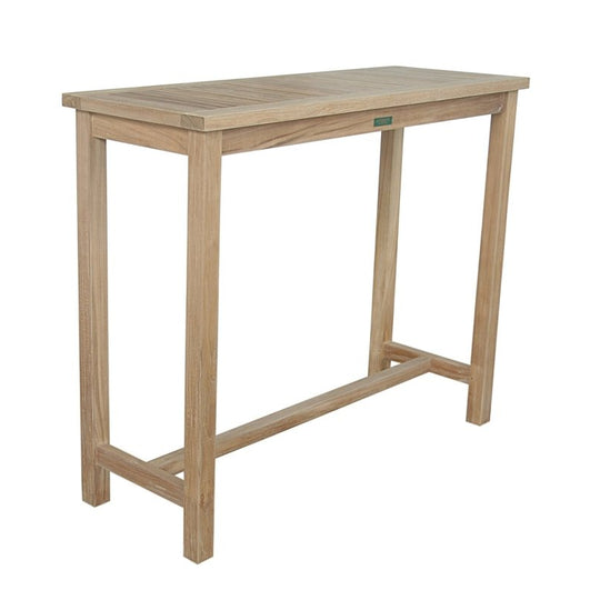 Outdoor Teak Serving Table (47" Long Rectangle) - Windsor - Teak HQ™