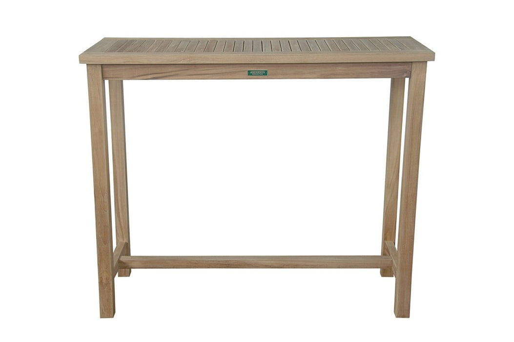 Outdoor Teak Serving Table (47" Long Rectangle) - Windsor - Teak HQ™