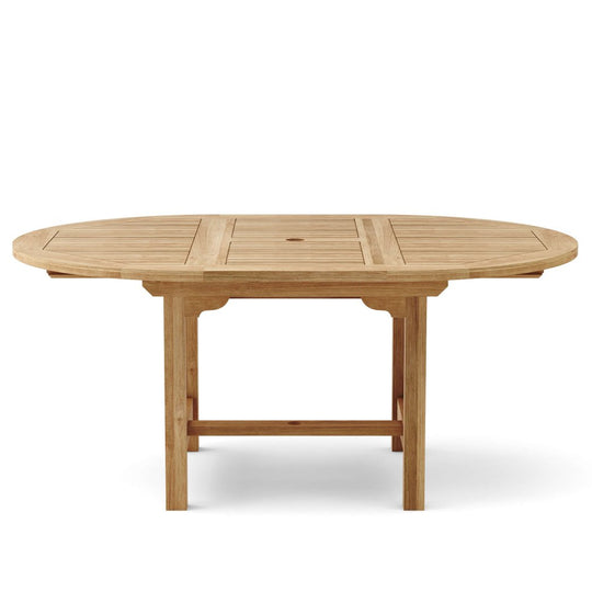 Oval Teak Outdoor Dining Table (67" Long) - Bahama - Teak HQ™