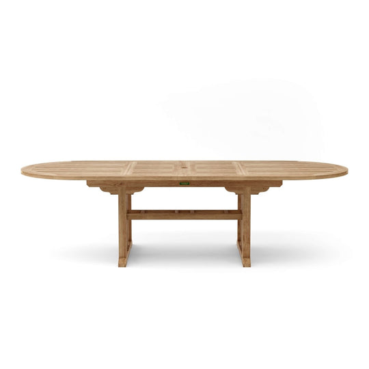 Oval Teak Table (106" Long) - Sahara - Teak HQ™