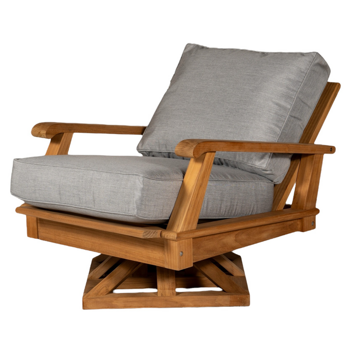 Teak Wood Revolving Chair - Miami