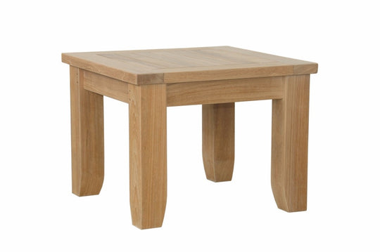 Small Teak Outdoor Side Table (22" Square) - Luxe - Teak HQ™