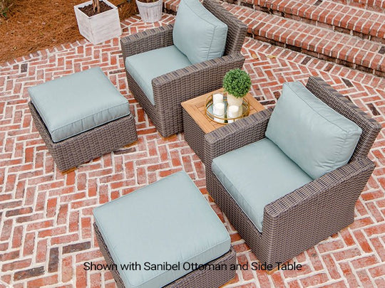 Small Teak Side Table (19" Square) - Sanibel - Teak HQ™