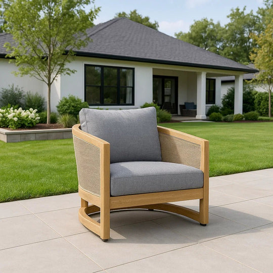 Solid Teak Lounge Chair - Catania - Teak HQ™