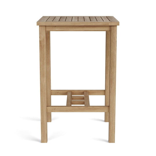 Square Teak Bar Table (27" Square) - Avalon - Teak HQ™