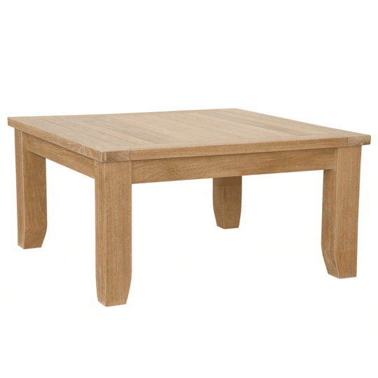 Square Teak Outdoor Coffee Table (33" Square) - Luxe - Teak HQ™