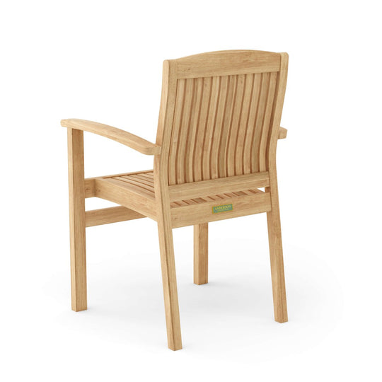 Stackable Teak Chairs (Set of 4) - Sahara - Teak HQ™