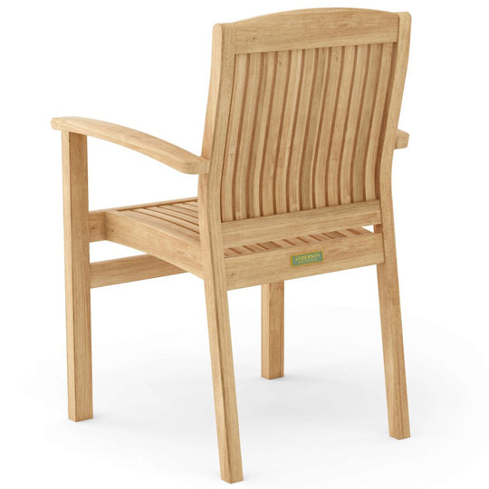Stackable Teak Chairs (Set of 4) - Sahara - Teak HQ™