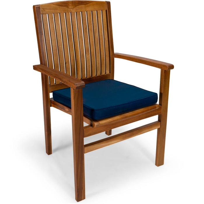 Stackable Teak Dining Chair - by All Things Cedar - Teak HQ™