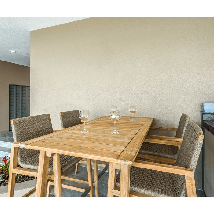 Teak Bar Table (65" Long Rectangle) - Admiral - Teak HQ™