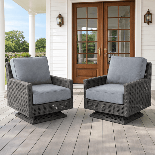 Teak Club Chair That Swivels - Cannes - Teak HQ™