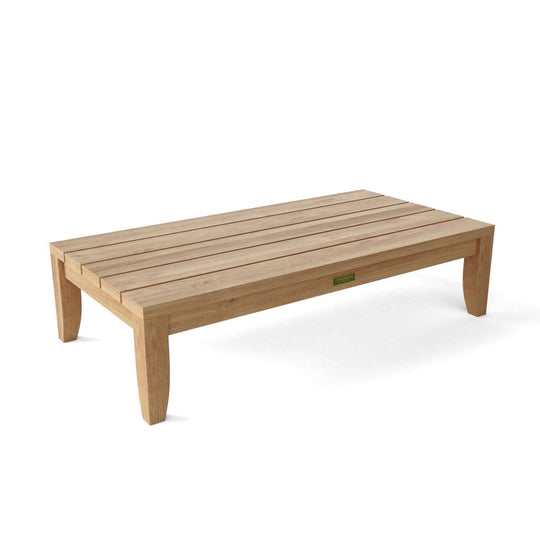 Teak Coffee Table (48" Long Rectangle) - Coronado - Teak HQ™