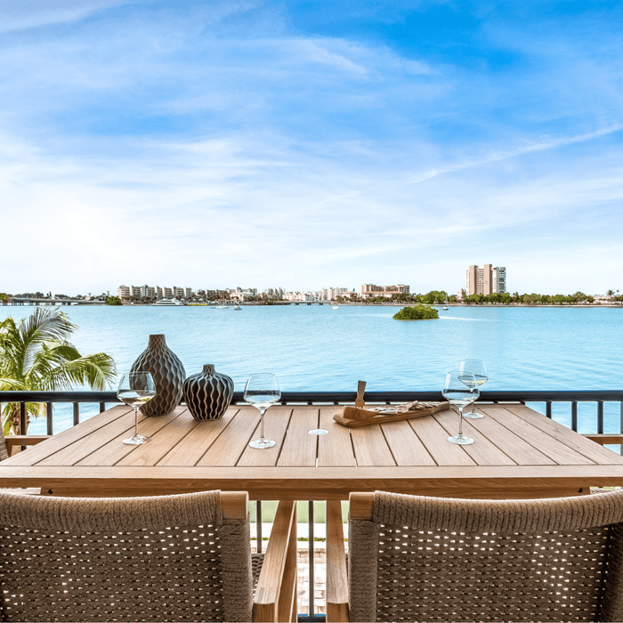 Teak Counter Height Table (65" Long Rectangle) - Admiral - Teak HQ™