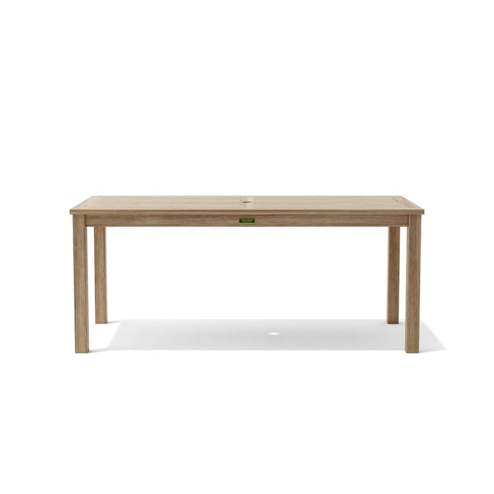 Teak Dining Outdoor Table (70" Long Rectangle) - Bahama - Teak HQ™