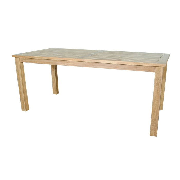 Teak Dining Outdoor Table (70" Long Rectangle) - Bahama - Teak HQ™