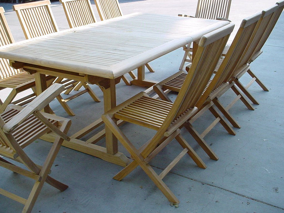 Teak Dining Set for 14 - Valencia (Table) & Classic (Chairs) - Teak HQ™