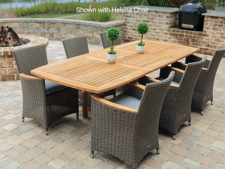 Teak Extendable Dining Table (96" Long Rectangle) - Family - Teak HQ™