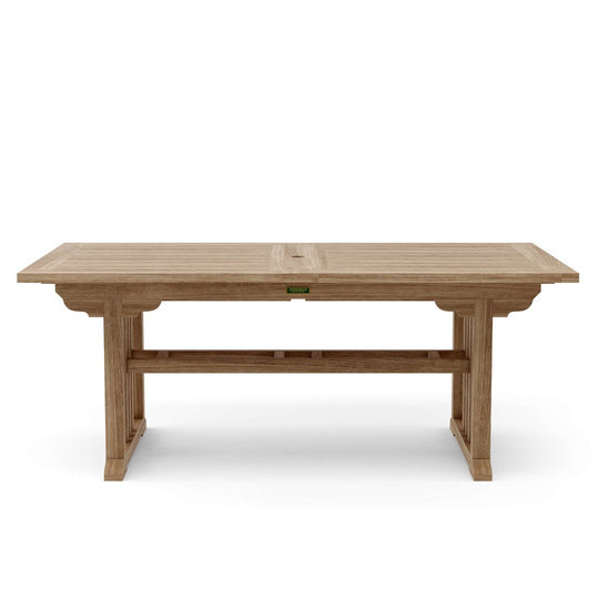 Teak Extendable Table (106" Long Rectangle) - Sahara - Teak HQ™