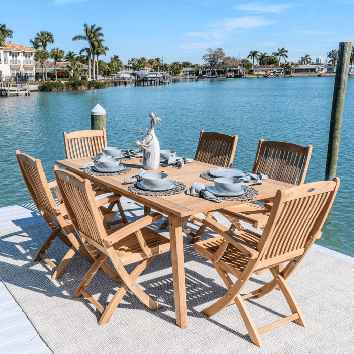 Teak Folding Arm Chair - Sailor - Teak HQ™