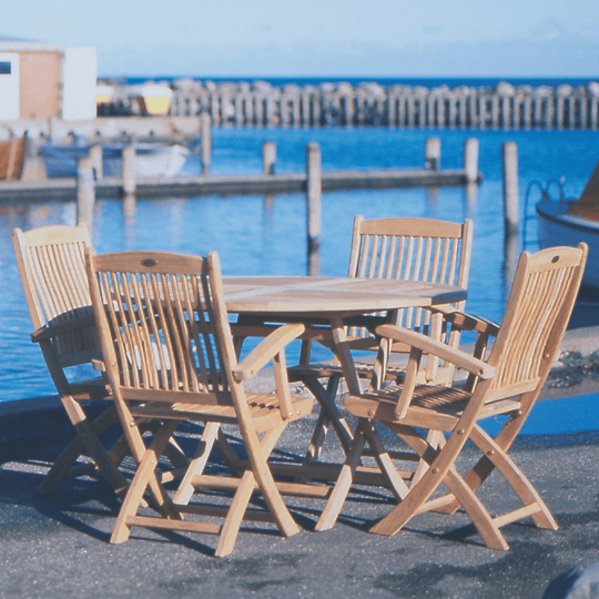 Teak Folding Table and Chairs (4) - Sailor - Teak HQ™