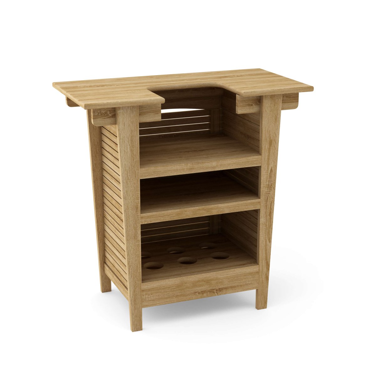 Teak High Top Table (43