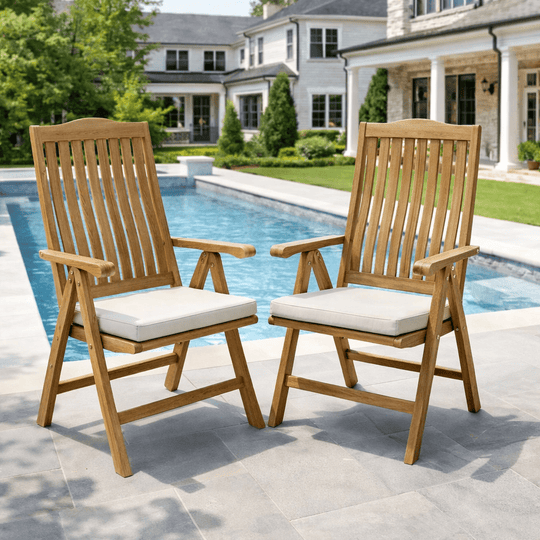 Teak Lawn Chair - Katana - Teak HQ™