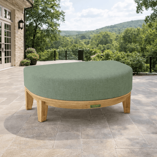 Teak Lounge Ottoman - Coronado - Teak HQ™